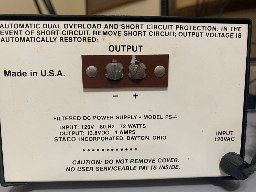 STACO MODEL PS-4 FILTERED POWER SUPPLY