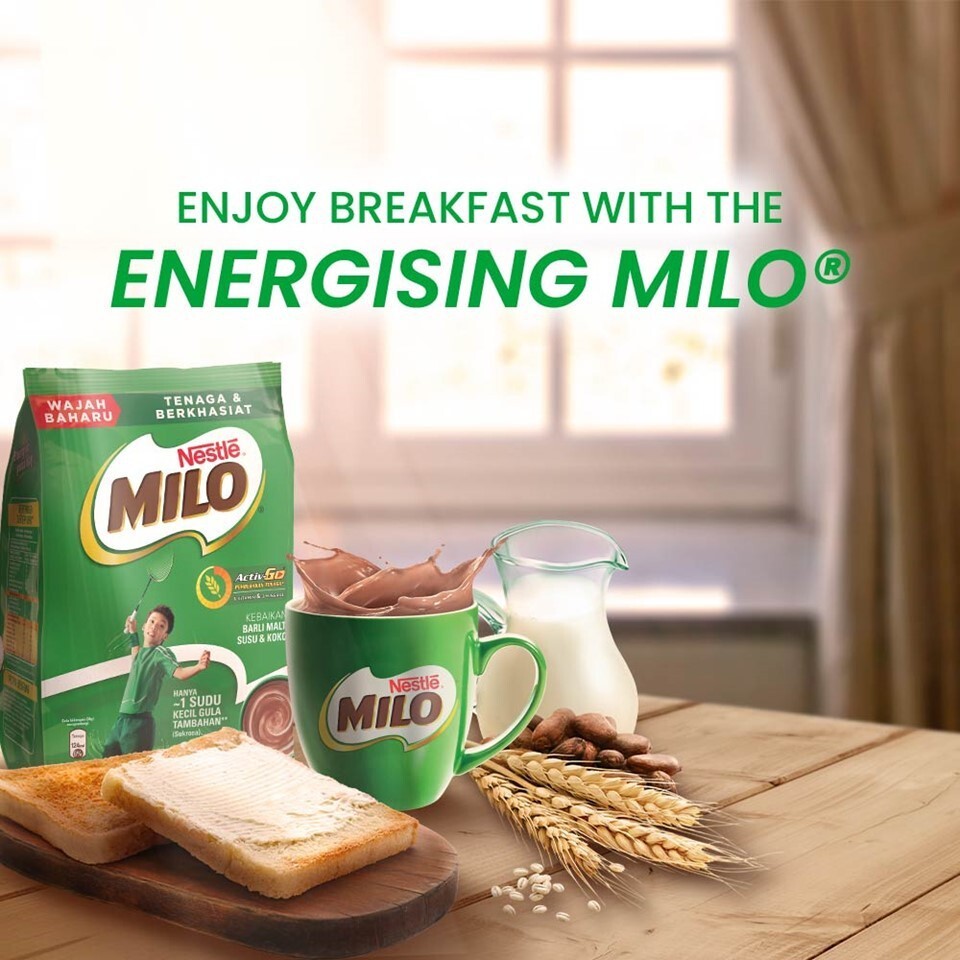 NESTLE MILO CHOCOLATE MALT POWDER Soft Pack 400g