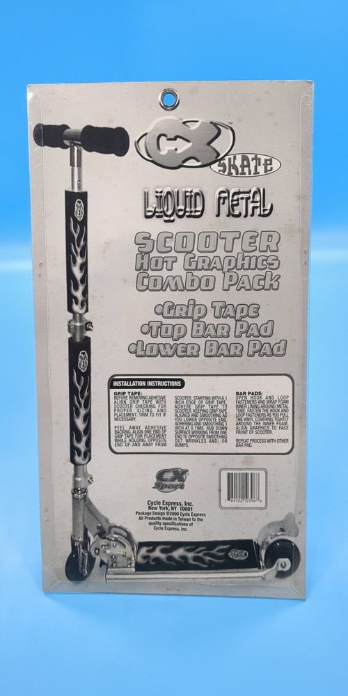 Scooter Padding Combo Pack Racing Flames NEW