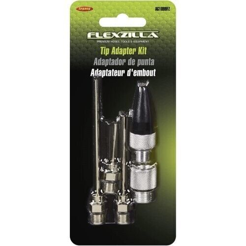 Flexzilla AG1099FZ Blow Gun Tip Adapter Kit, 5 Pieces