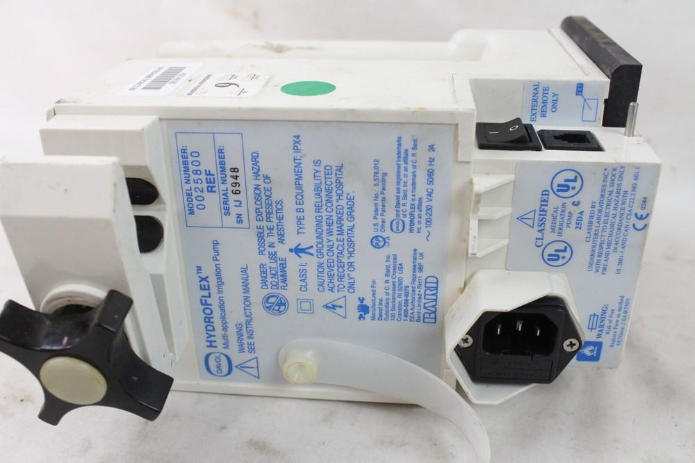 Davol Bard Hydroflex Hydro Flex Multi Application Irrigation Pump 0025800