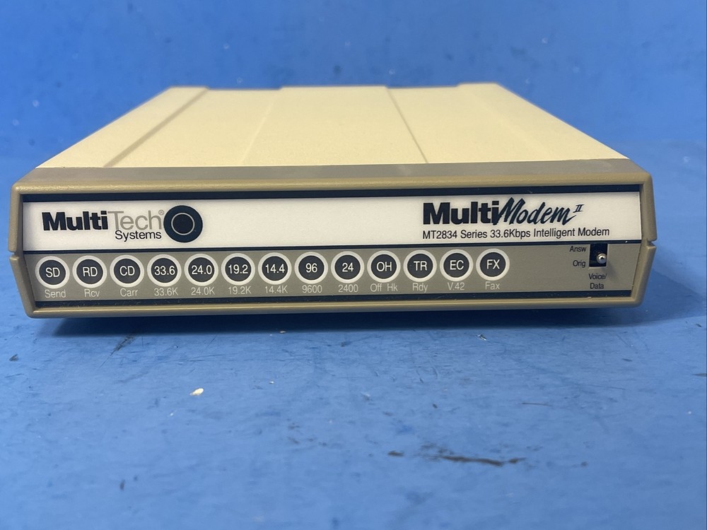 MultiTech MT2834BA MultiModem Data/Fax Modem 33.6KBPS INTELLIGENT MODEM