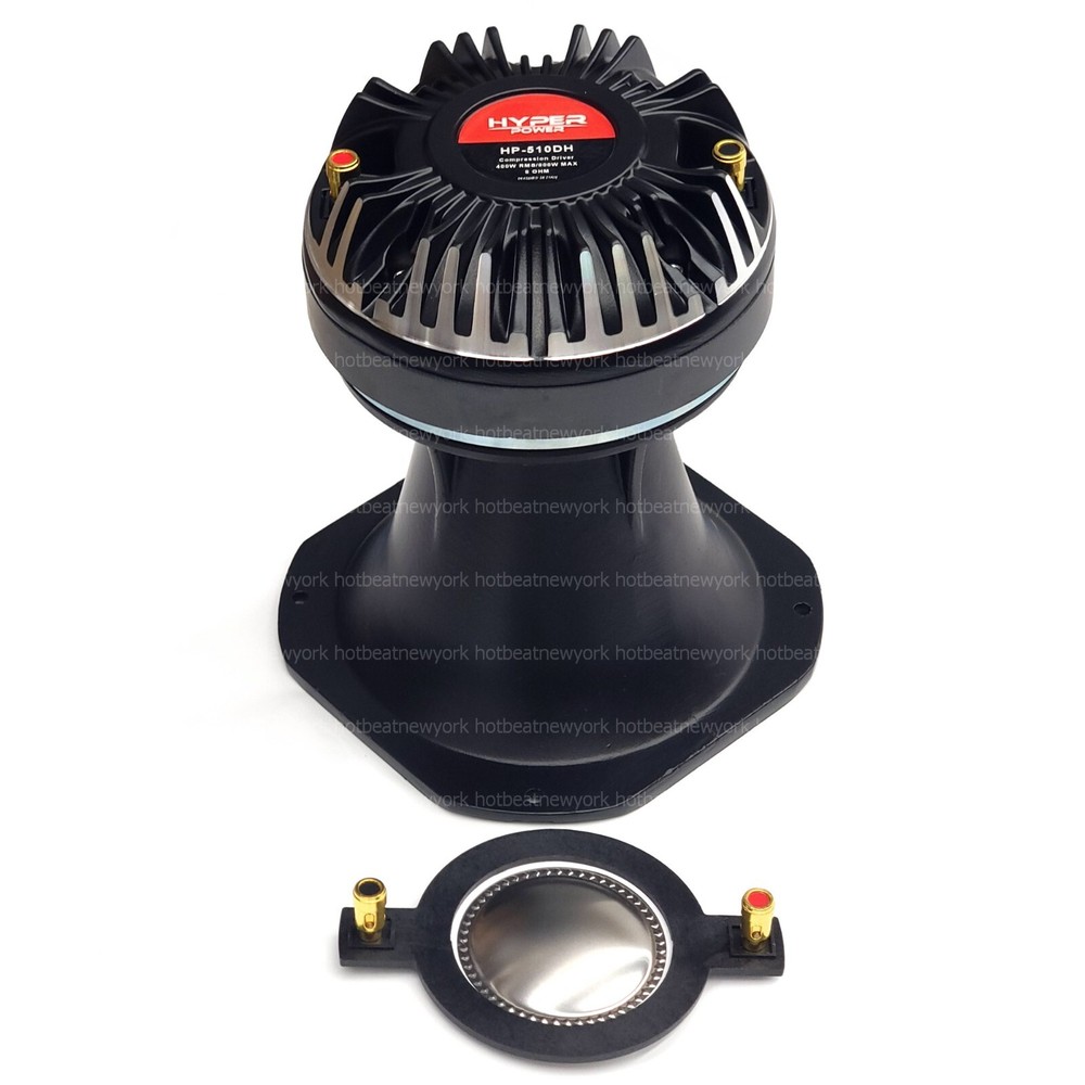 HyperPower HP-510DH Compression Driver w/ Metal Horn + 1 x Replacement Diaphragm