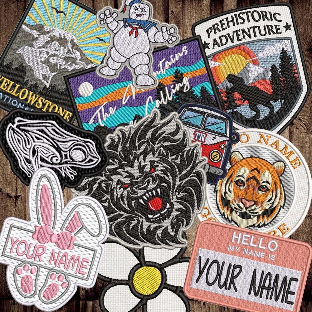 ONE Custom Printed Patch Iron-on Applique Sublimation - Image of Your Choice