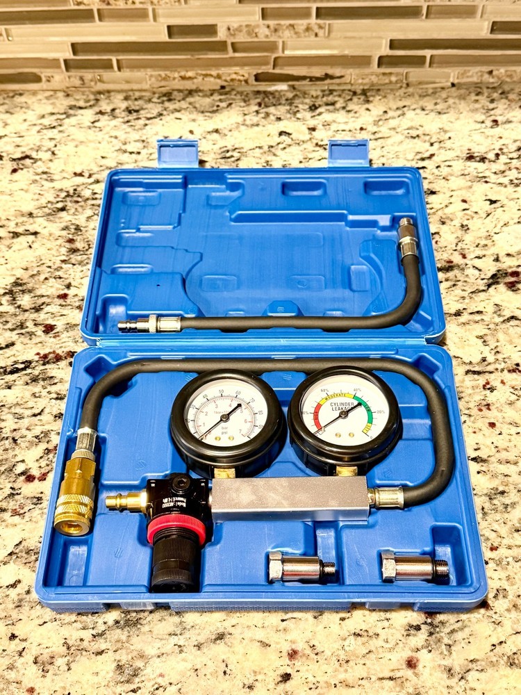 TU-21Cylinder Leak Down Tester Kit, Automotive Engine Compression Leakage Test