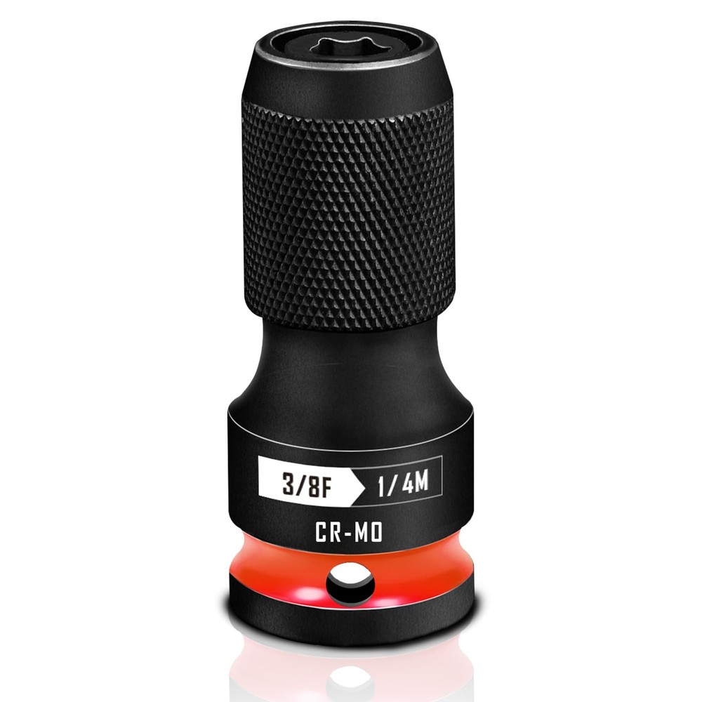 BLACKROBOT Quick Release Impact Bit Holders 3/8 Holder-1, Red