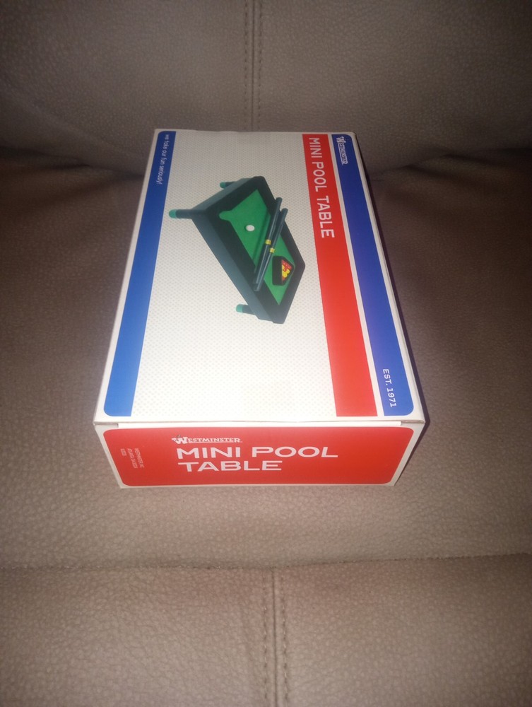 Westminster mini pool table new in box