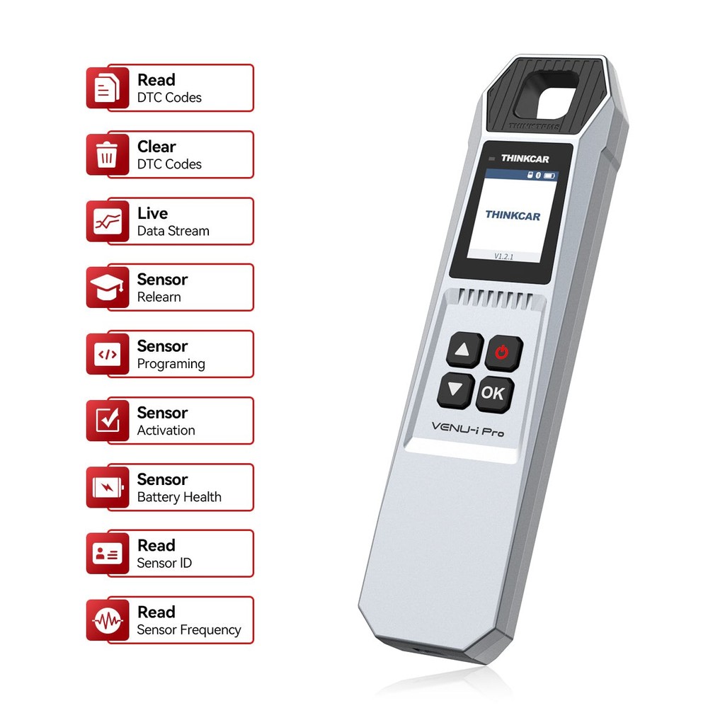 ThinkScan 689BT TPMS Programming Scanner Full Diagnostic Tool ECU Code W/Sensors