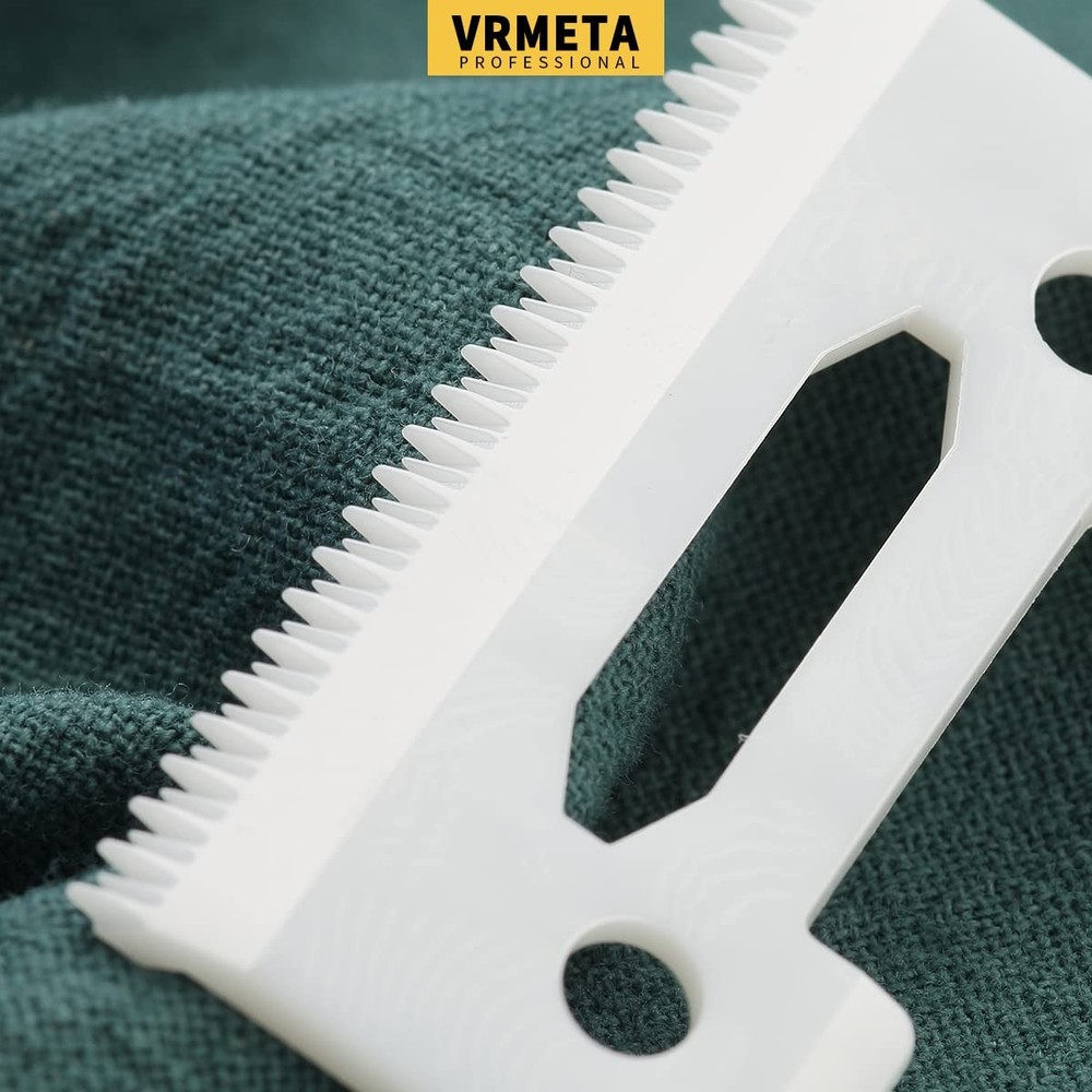 VRMETA Professional Replacement Clipper Ceramic Blades Stagger Tooth