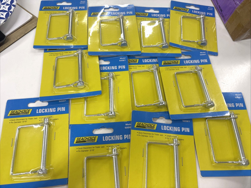 12 Seachoice Products 5/16" Boat Trailer Coupler Release Handle Locking Pin