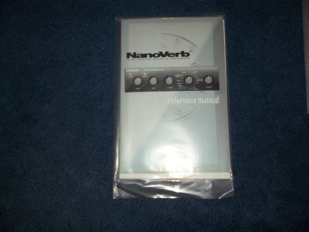 alesis nanoverb 18-bit digital effects processor