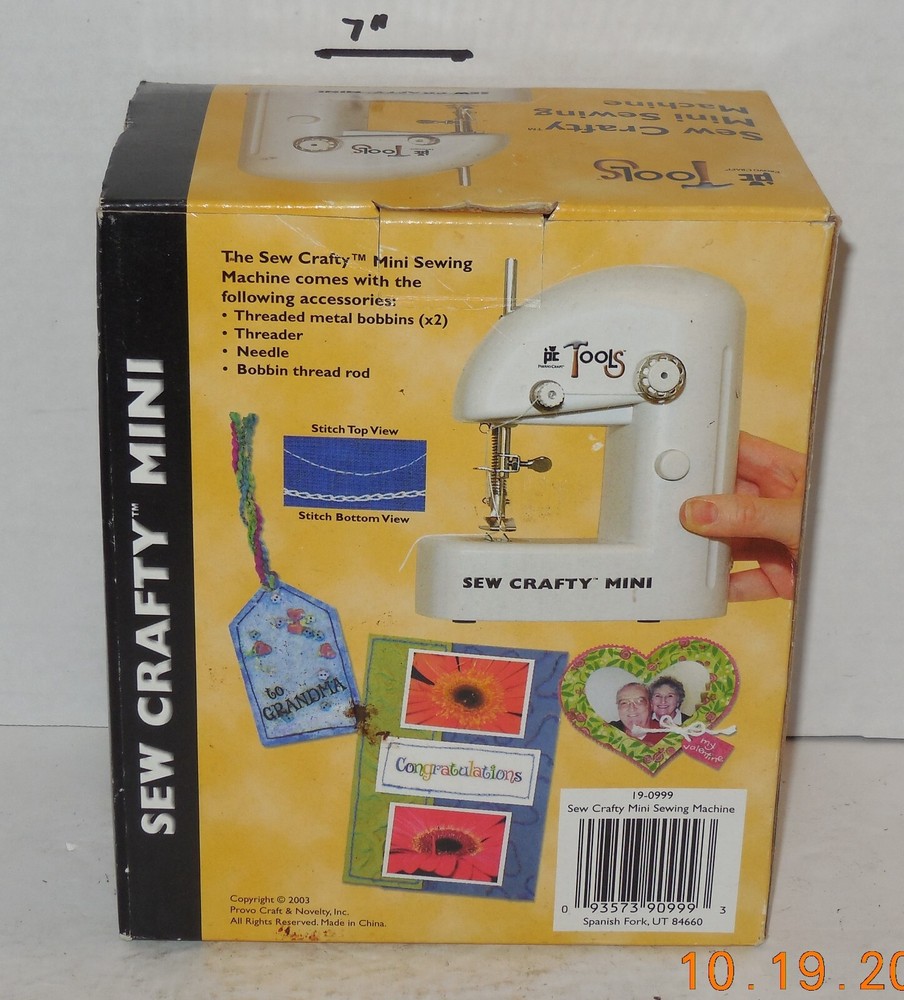 Sew Crafty Mini Sewing Machine by Provo Craft PC Tools