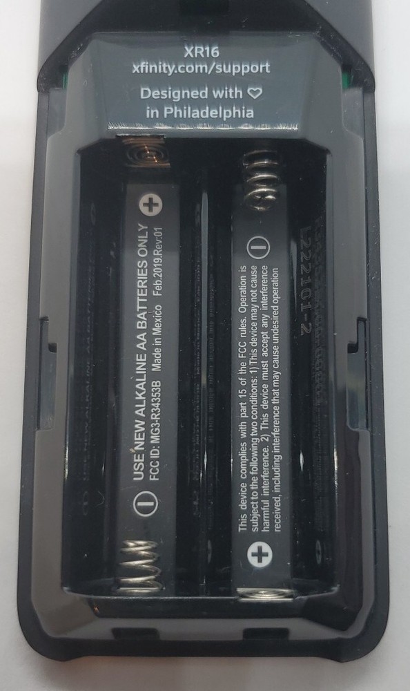 Xfinity Comcast XR16 Voice Remote for Stream Flex TV Receiver