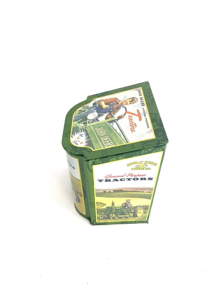 John Deere Collectible Tin Container Hinged Lid