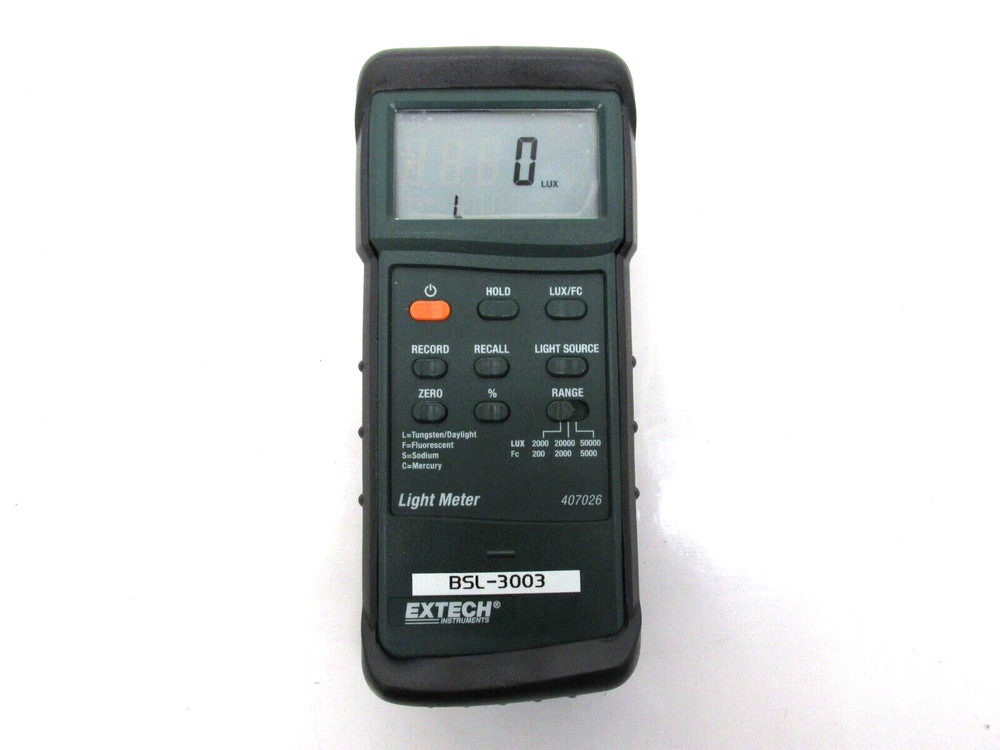 Extech 407026 Light Meter BR