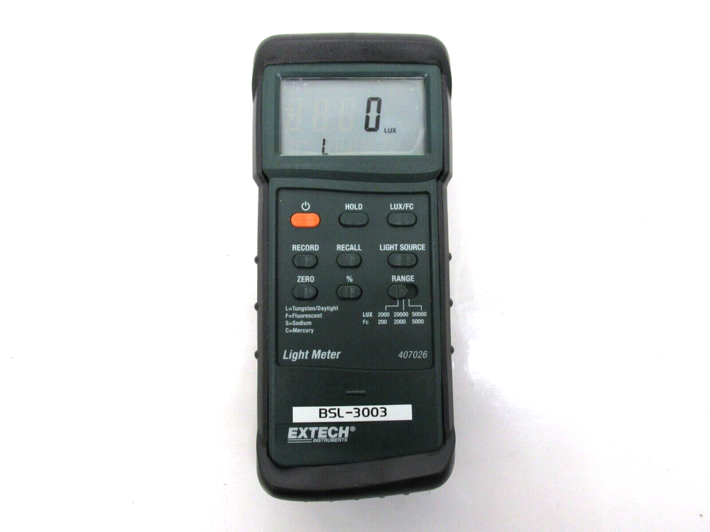 Extech 407026 Light Meter BR