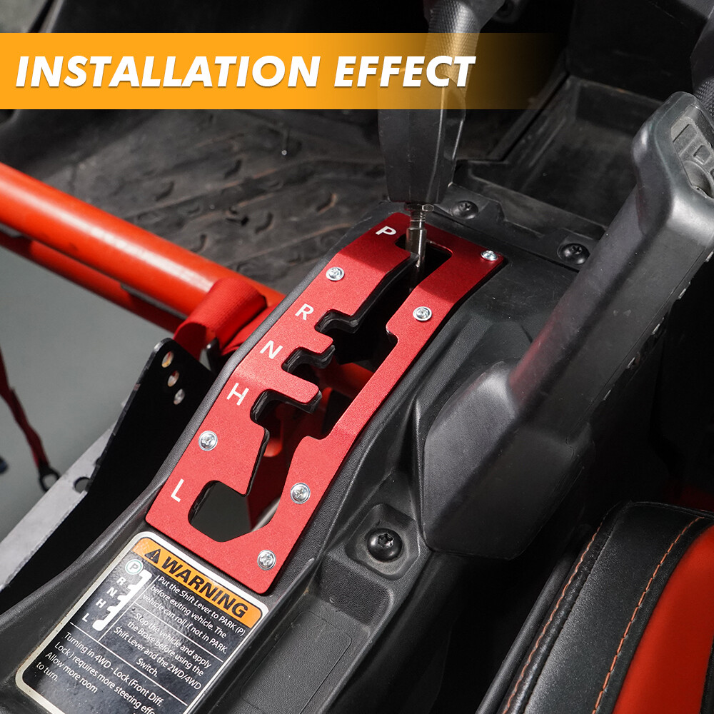 Shifter Gate Plate Panel + Passenger Grab Handle Holder For Can-Am Maverick X3