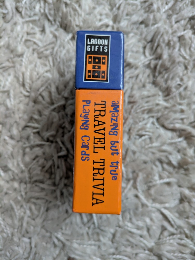 Travel Trivia Playing Cards - Unopened