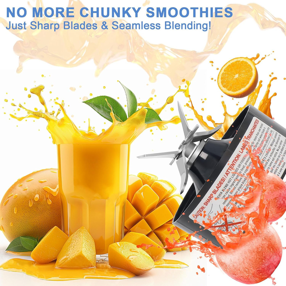 Pro Extractor Blade Compatible with Nutribullet Lean 1200W Blender, Replacement