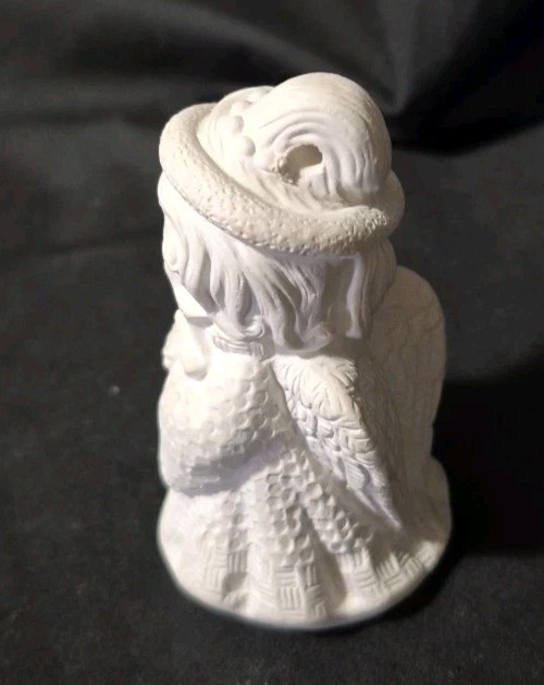 3" Bisque Ready To Paint Angel Holding Stars