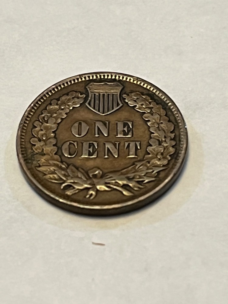 ~~~ 1901 INDIAN HEAD PENNY COPPER CENT 1C -4 DIAMOND PRESENT