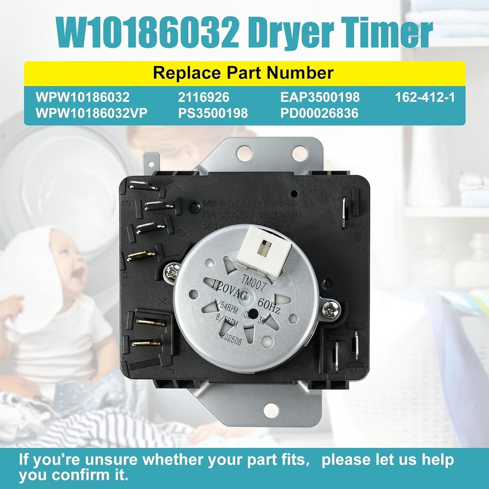 W10186032 Dryer Timer Replacement for Kenmore Dryer