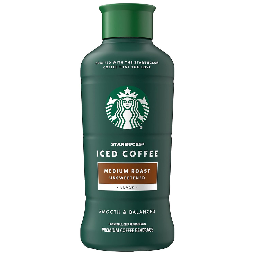 Medium Roast Iced Coffee, Black Unsweetened, 48 Fl Oz Bottle