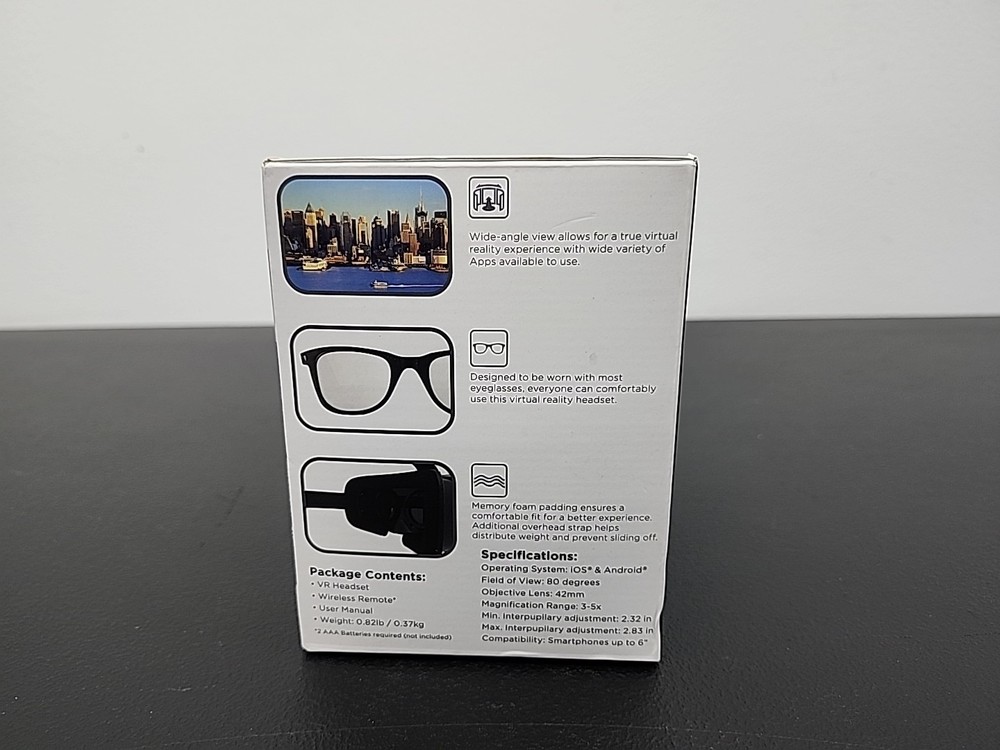 Cynoculars Wireless 3D Virtual Reality Gaming Headset With Remote