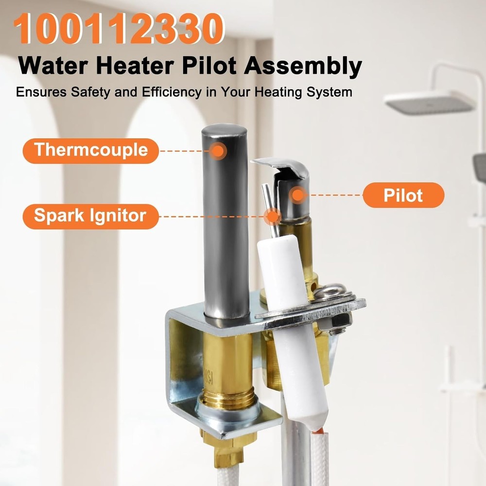 Water Heater Pilot For Whirlpool N30T61-303 N40T62-403 N40T61-353 50T6-40NG-400