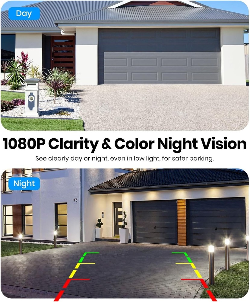 Wireless Backup Camera 7.2 Dual Split Screen