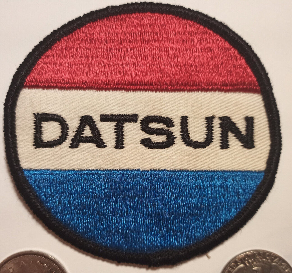 Vintage 1970s Datsun Patch Badge Crest