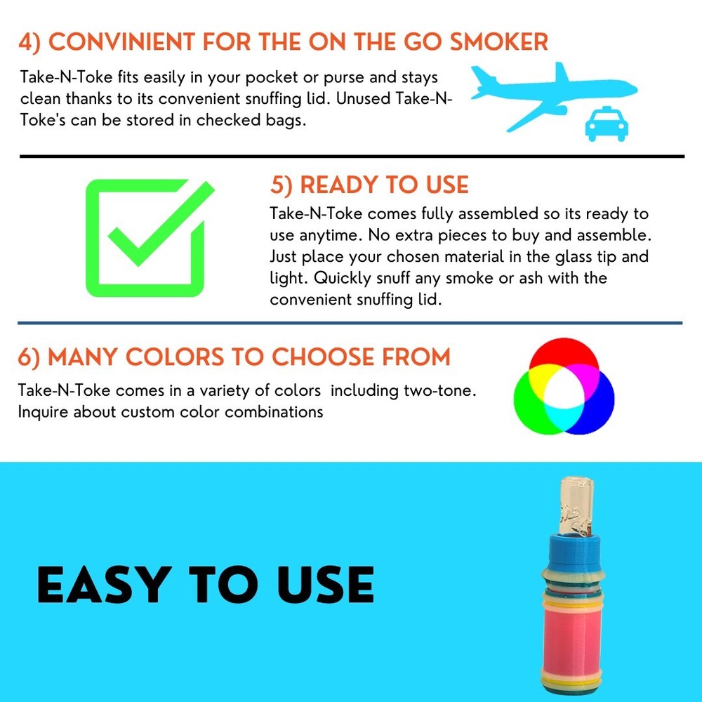 Take-N-Toke ($500 Value) 60 Pack Comes Fully Assembled.
