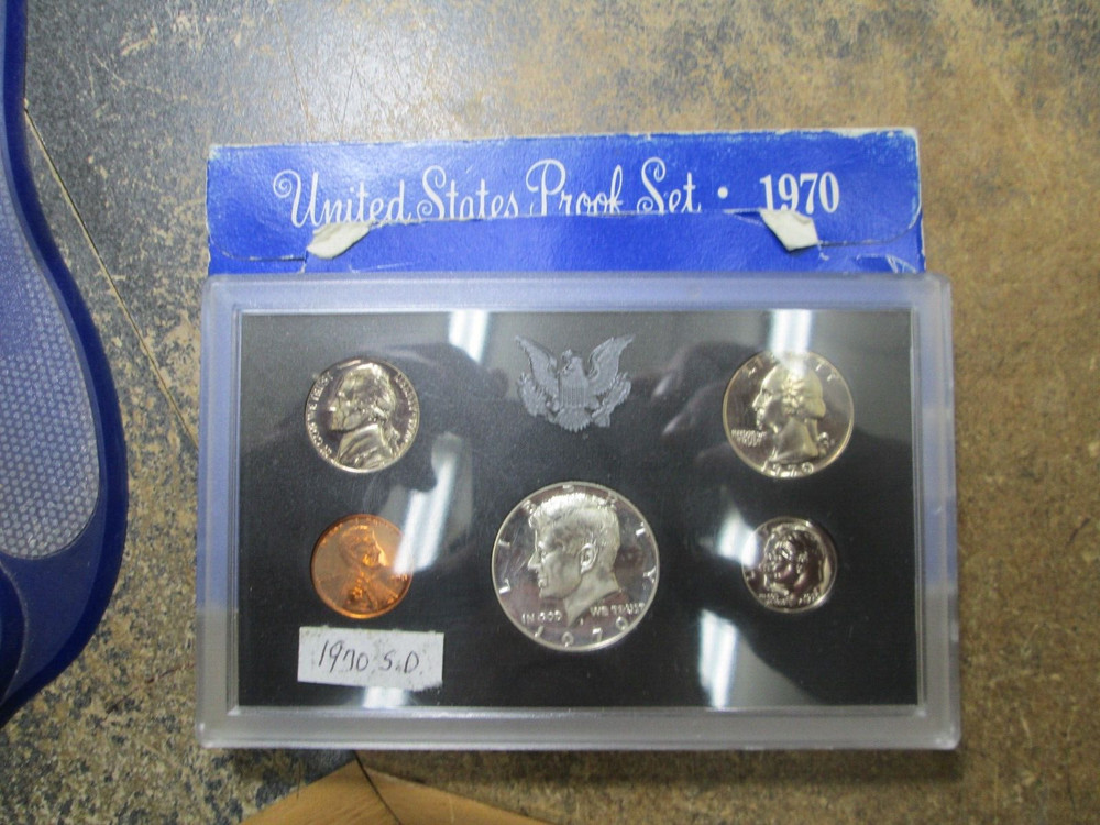 1970 SMALL CENT US PROOF Set in the PACKAGING