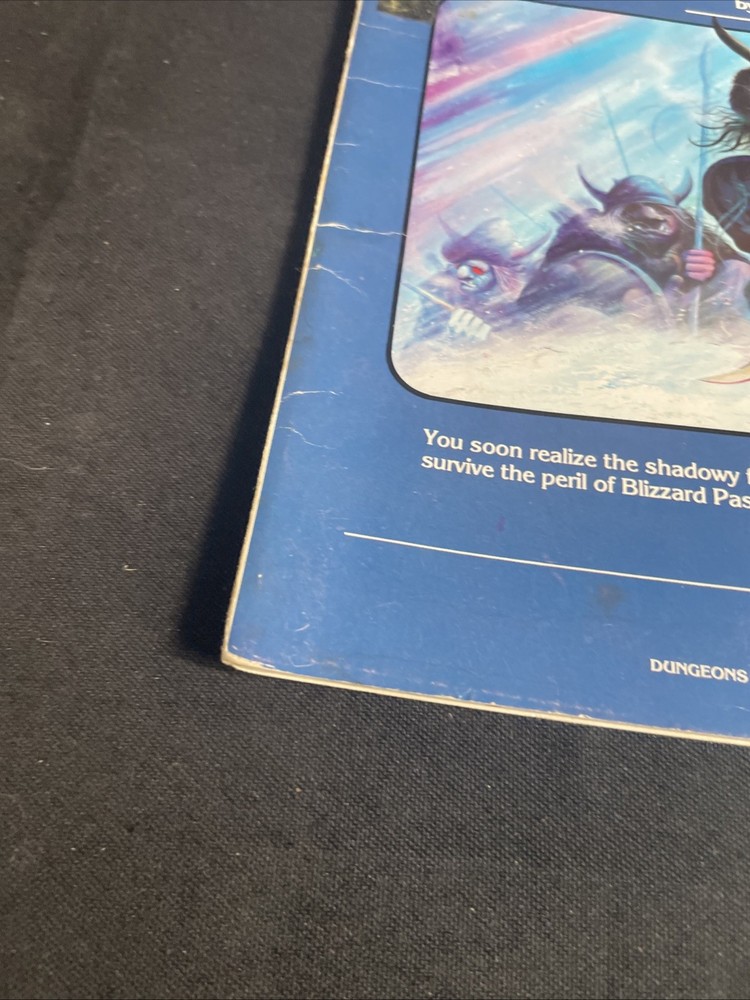 Advanced Dungeons & Dragons Dungeon Module M1 Blizzard Pass #9067