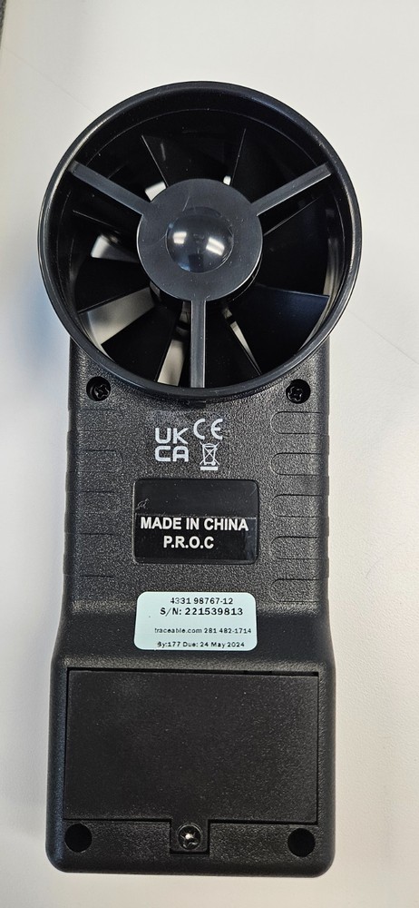 Anemometer / Thermometer Traceable 4331