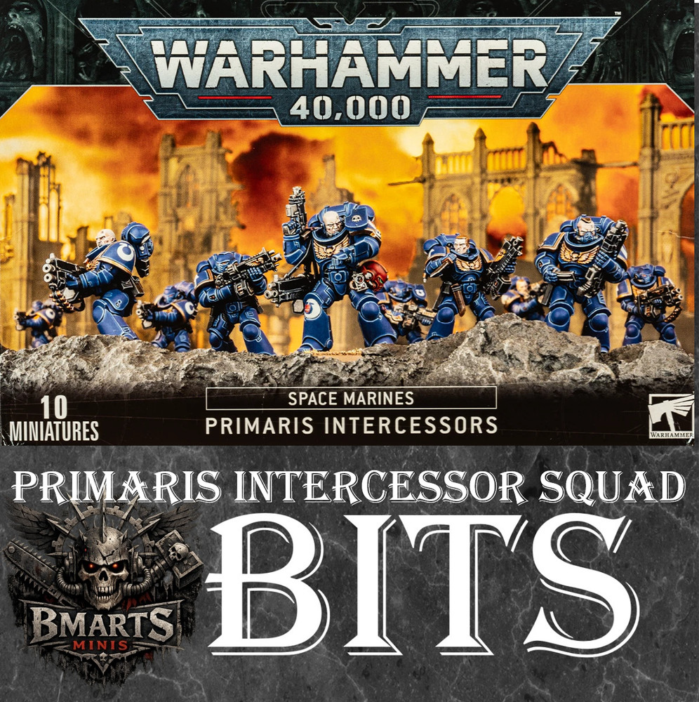Warhammer 40k Space Marines Primaris Intercessor Squad  BITS Multi Listing