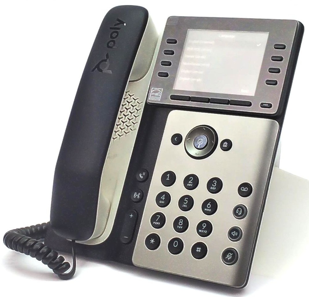 Poly Edge E300 IP Phone Office Tabletop Wireless Bluetooth Wi-Fi HD 82M89AA