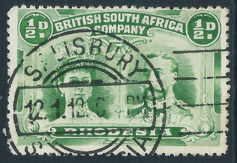 Rhodesia, Sc #101, 1/2d Used