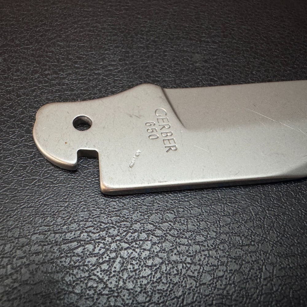 Gerber 650 Gator Replacement Knife Blade, Unsharpened Blank, Stainless - USA