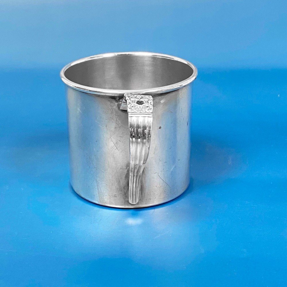 Coronation Pattern by Oneida Community Silverplate Baby Cup - Scarce