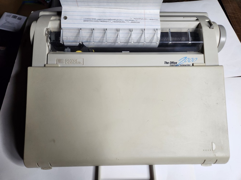 Smith Corona The Office 2000 Memory Typewriter NA5HH Tested