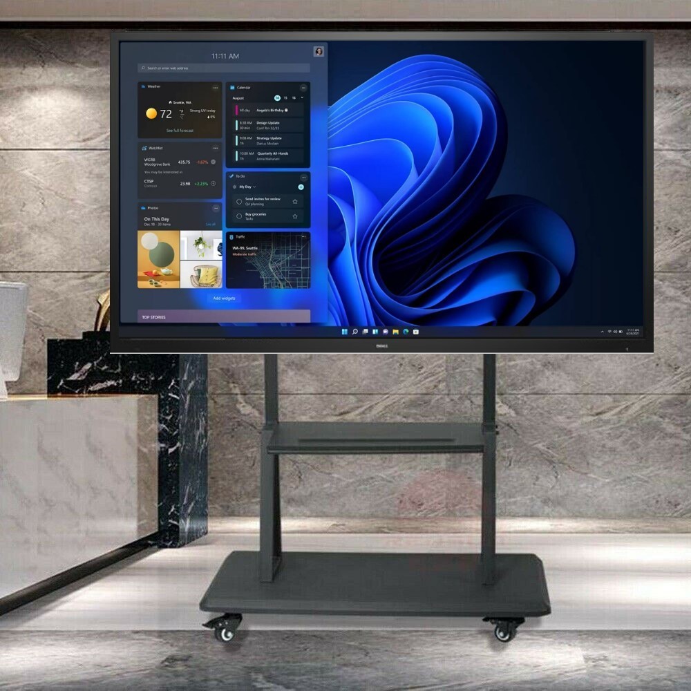 Dell Interactive Whiteboard with Mobile Stand / Windows 11 pro / 2 YRS guarantee