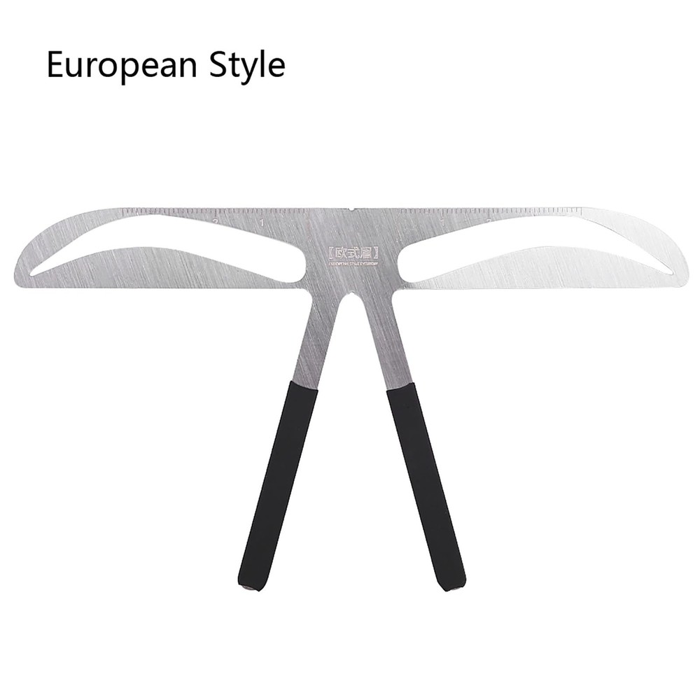 Eyebrow Mapping Tool,Eyebrow Patterns DIY Stencil, Stainess Steel Eyebrow Rul...