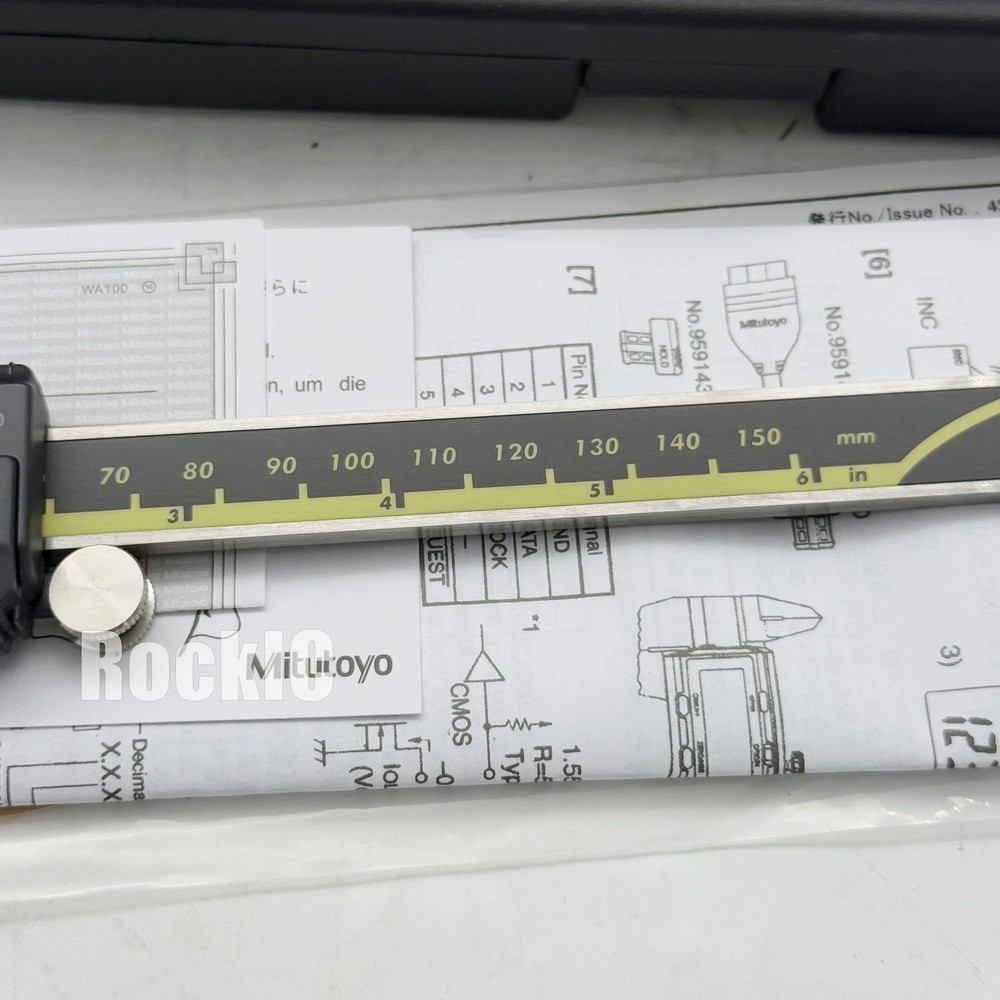 New 500-196-30 Mitutoyo Digital Caliper | 0-6" (150mm) | Absolute Encoder US!!!