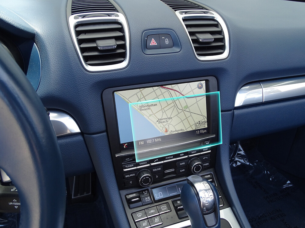 Crystal Clear Screen Protector for 2015 Porsche Boxster Vehicle Navigation