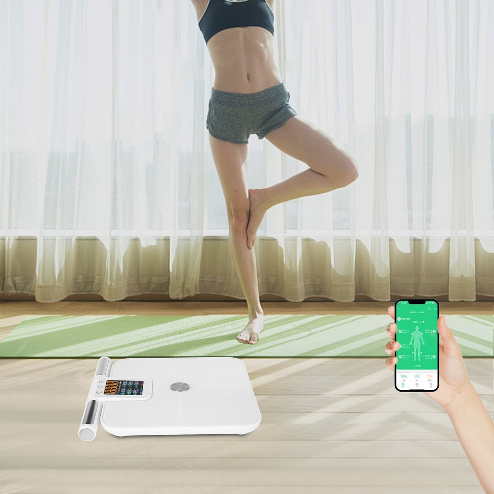 8 Electrode Smart Body Fat Scale with App - Body Composition Analyzer
