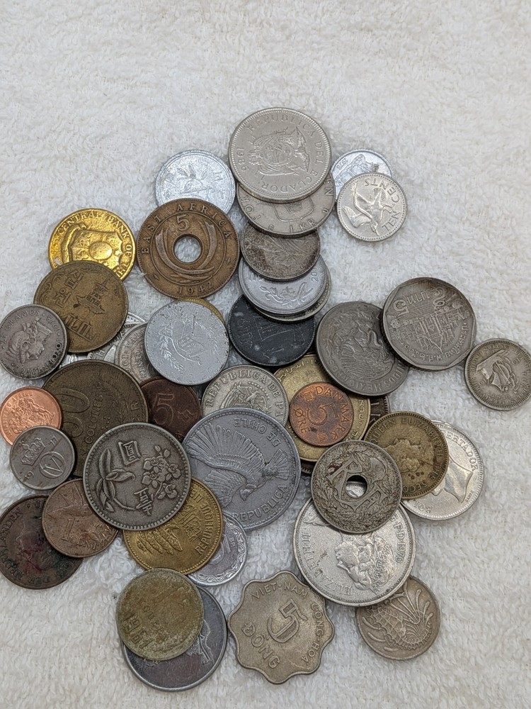 50 World Coins from 50 Different Countries Great Variety