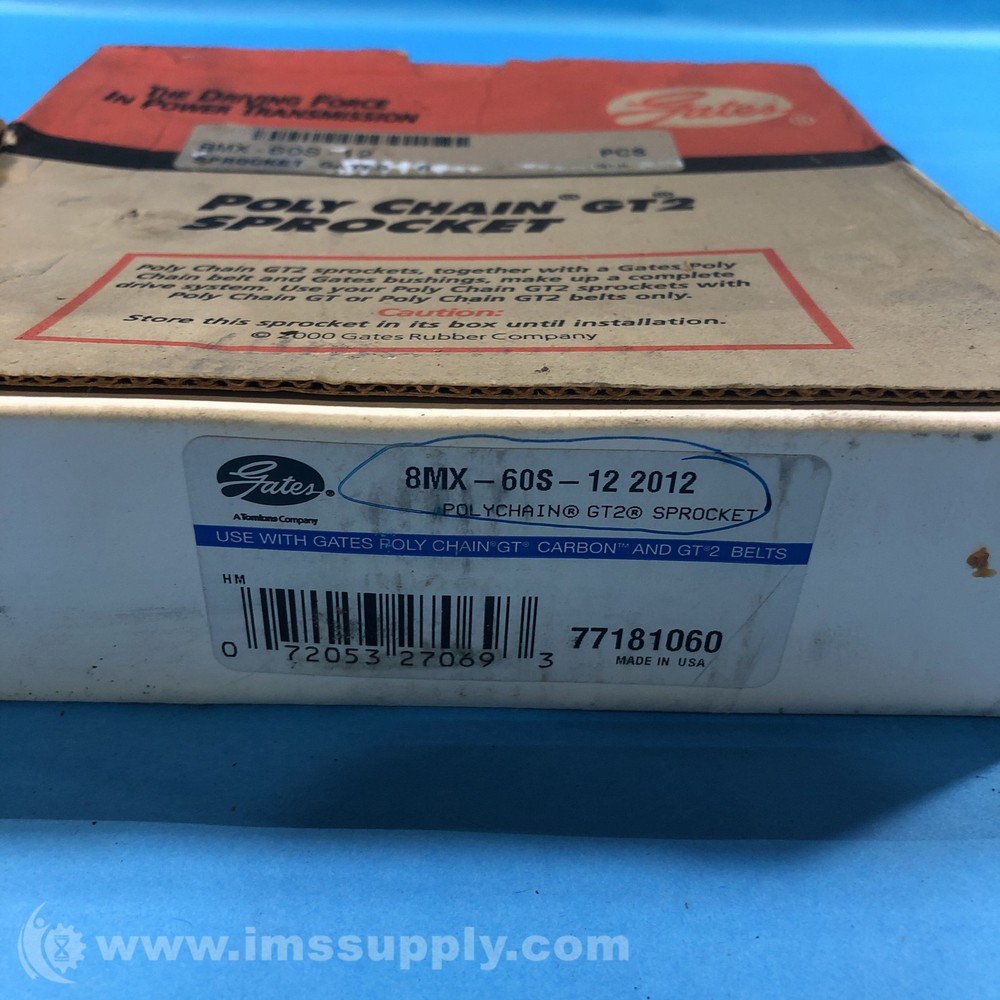 Gates 8MX-60S-12 Belt Sprocket FNFP