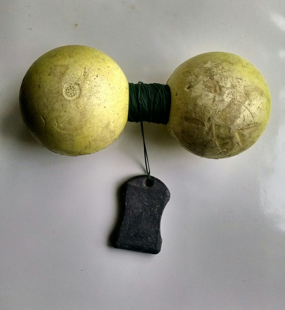 Styrofoam fish location bouy