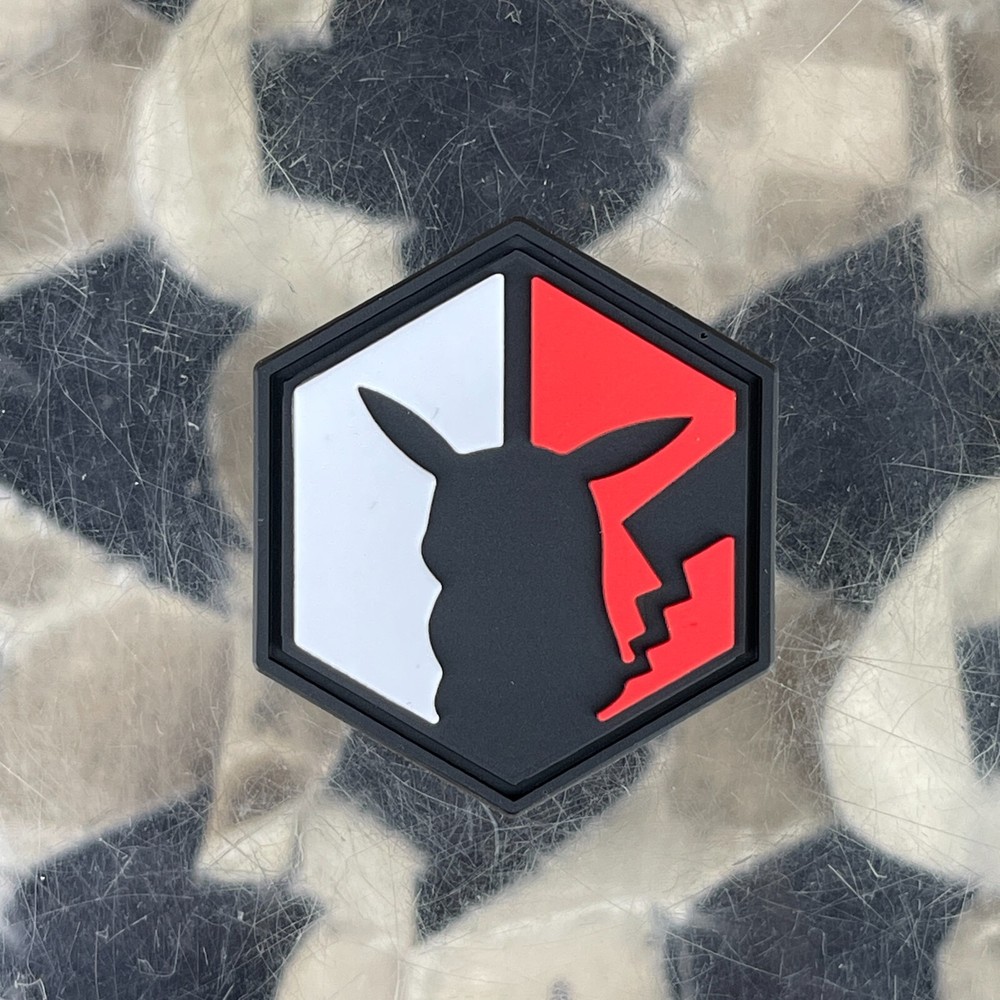 NEW Pikachu PVC Patch (HEX-PIKACHU)